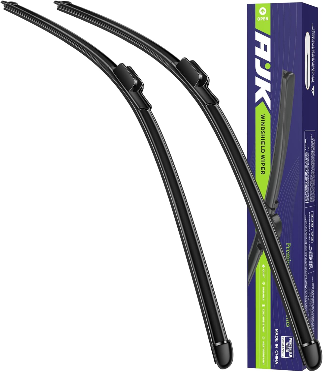 AJK 26 and 16 inch Wiper Blades, Premium All Season 2 Pack Driver Side Passenger Side Front Windshield Wipers Replacement for Honda Accord 2018 2019 2020 2021 2022