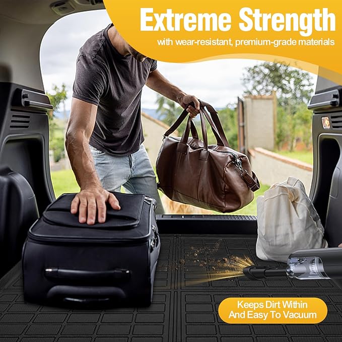 Trunk Liner Cargo Liners for KIA Sportage 2023-2025 2026 Gasoline Rear Trunk Floor Mats 3D Boot Tray All-Weather TPE Black
