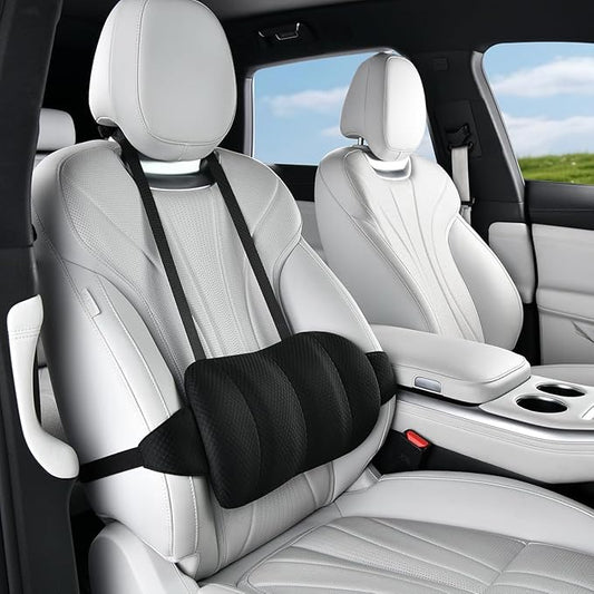 1 Piece Automotive Seat Lumbar Support Pillow for Acura RDX 2013 2014 2015, Driving Lower Back Cushion Ergonomic Orthopedic Posture Rest