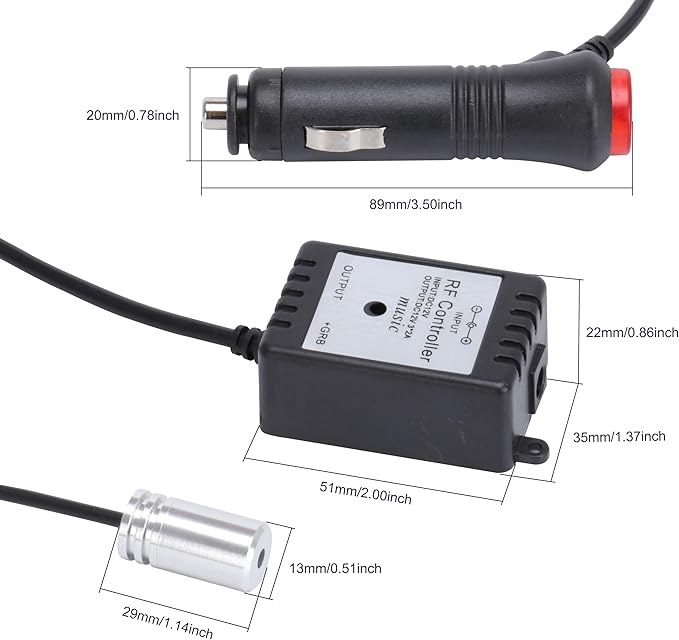 5 Meters Optic Fiber Car Ambient Lighting with RF Remote Control 8 Colors Multicoloured Music Interior Lighting Kit DC 12V 1W
