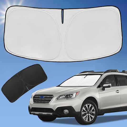 Sun Shade Sunshade for Subaru Outback Windshield Cover, 4-Layer Front Window Shade Custom fit Outback 2014-2019 SUV, Base,Premium,Limited,Touring Sun Visor 240T Shade Blocks UV Rays Car Accessories