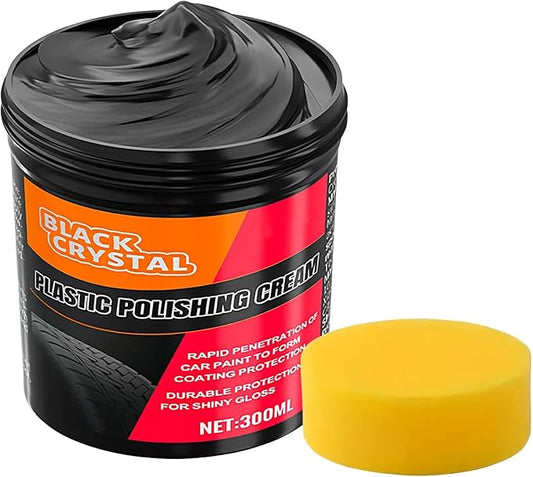 300g Car Trim Restorer 7.2x7.2x10cm Automotive Dashboard Restorer Repair Polishing Wax For Coating Long Lasting Metal Plating Parts Minor Scratch Repair Vehicles Headlights
