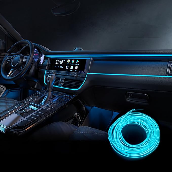 Car Interior Lights for BMW 7 Series 730d 730Ld 740d 740Ld 730i 730Li 740i 740Li 750i 750Li 745e 745Le LED Car Interior Atmosphere Lamp Car Ambient Lighting Kits,Ice Blue