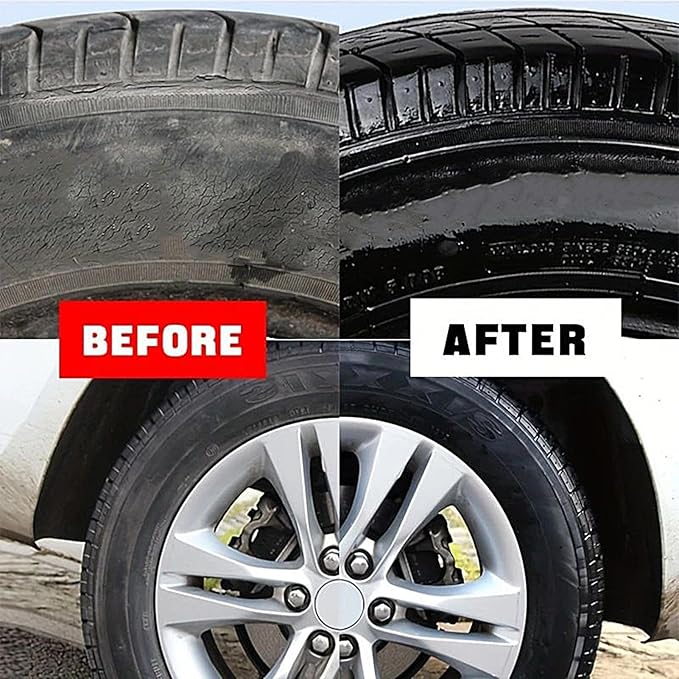Car Trim Restorer, Car Dashboard Restorer, Cars Restorers Black for Interior & Exterior, 300g Automotive Detailing Supplies Cleaner Paste, Black Cars Scratch Remover for Coating Metal Plating