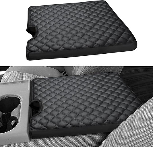 INTGET Car Center Console Armrest Cover for 2025 Ford F150 Accessories 2015-2023 2024/for F250 F350 F450 F550 2017-2024 40/20/40 Jump Seat Console Lid Seat Cover (Cushion, 2015-2026 Jump Seat)