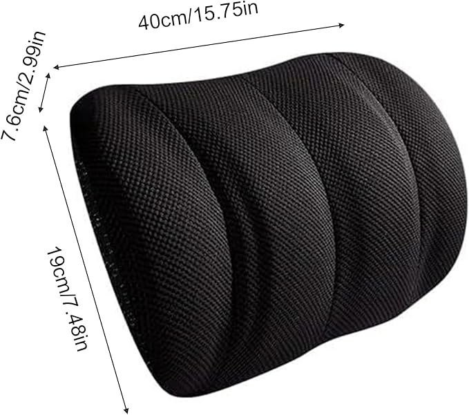 1 Piece Automotive Seat Lumbar Support Pillow for Hyundai Elantra 2020 2019 2018 2017, Driving Lower Back Cushion Ergonomic Orthopedic Posture Rest
