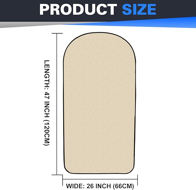 ZIMABLUE 1PC Waterproof Towel Car Seat Cover - 525g Heavy Duty 3-Layer Microfiber Sweat Protector for Bucket Seats - Non-Slip Machine Washable Universal Fit for Gym, Yoga, Beach, Pets & Outdoors-Beige