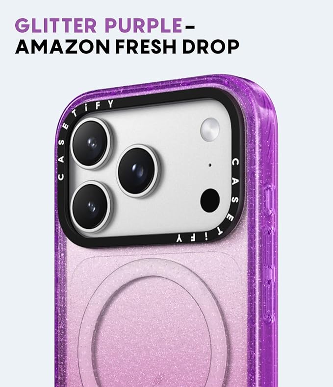 CASETiFY Impact iPhone 17 Pro Max Case [Slim/Compatible with Magsafe / 8.2 ft. 4X Military Grade Drop Protection] - AF Dream FLWRS - Clear Black