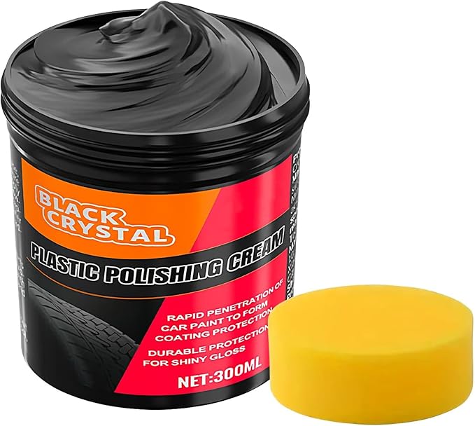 Trim Restorer Automotive, high-Performance, Modern, Portable, – Car Dashboard 300g Detailing, Supplies Cleaner Paste Coating, Long Lasting Metal Plating Parts | Multipurpose Outdoor Indoor Utility