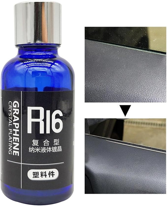 Nano Ceramic Coating for Cars,30ml Refreshing Vehicle Restorer | Rubber Restorer Prevents Drying and Aging, UV Protection Trim Restorer