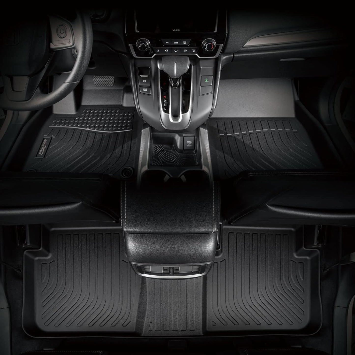 Binmotor-Floor Mats & Cargo Liner for Ford Expedition Max 2021-2025 (Only for 8 Seats with 2nd Row Bench Seat), TPE All Weather Car Mats for Expedition Max Accessories Cargo Trunk Mat
