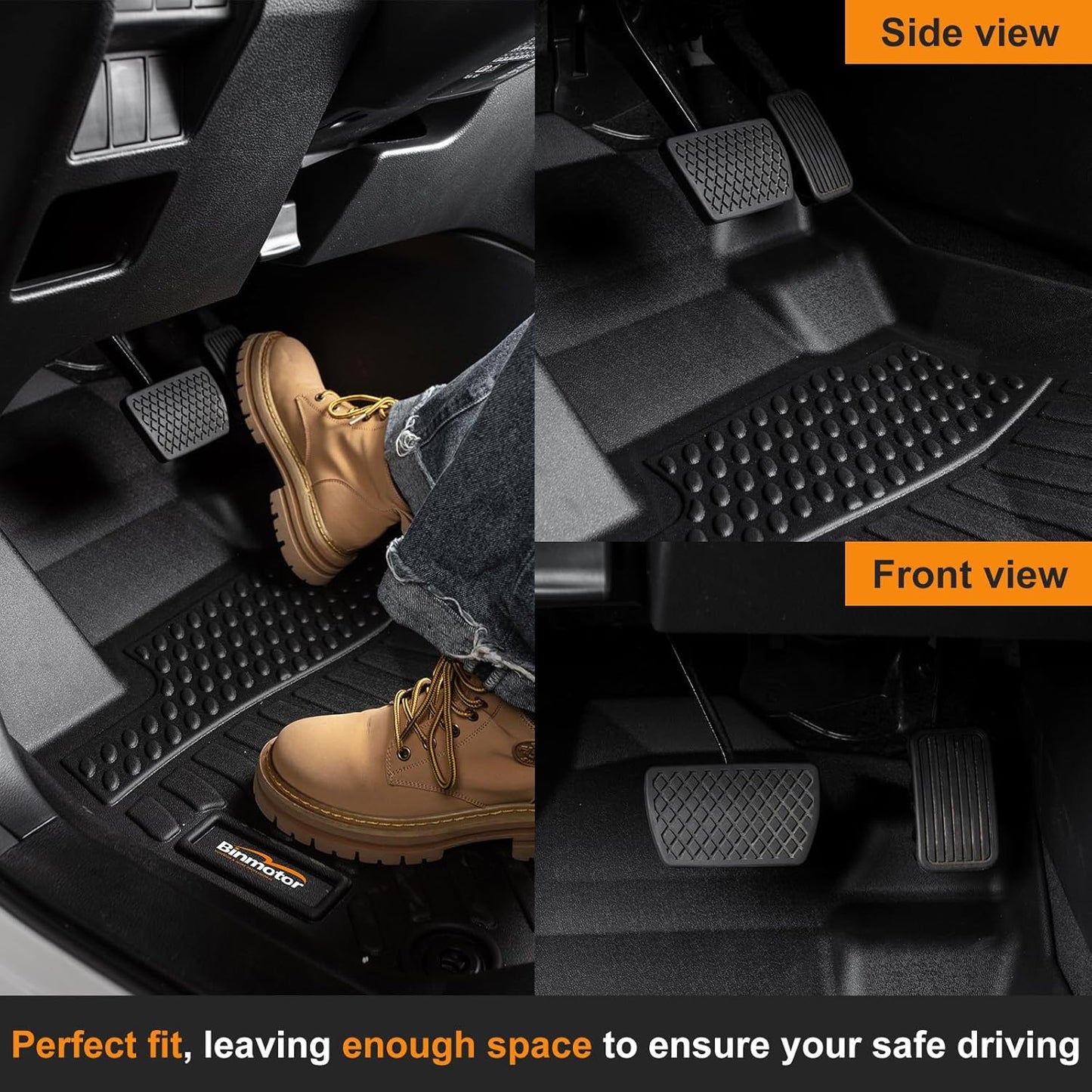 Binmotor-Floor Mats Cargo Liner Set for Subaru Forester 2025(Not fit Hybrid/PHEV/Wilderness), All Weather TPE Car Floor Mats for Subaru Forester Accessories Custom Fit Vehicle Mats