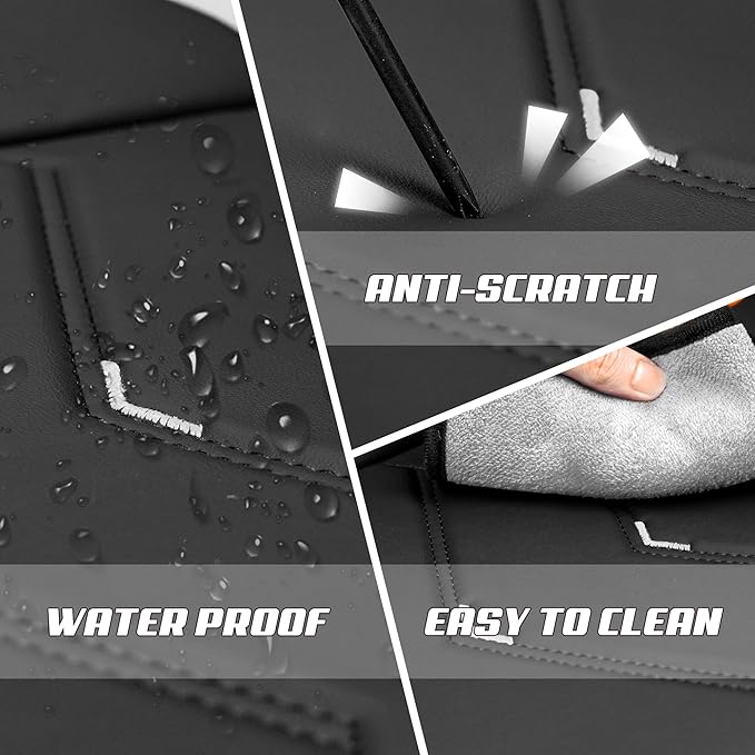 Car Seat Covers Fit for Infiniti g37 2000-2026, Stylish Sport Seat Covers, Waterproof Wear-Resistant Premium Nappa Leather Car Seat Cover.(Full Set/Black White)