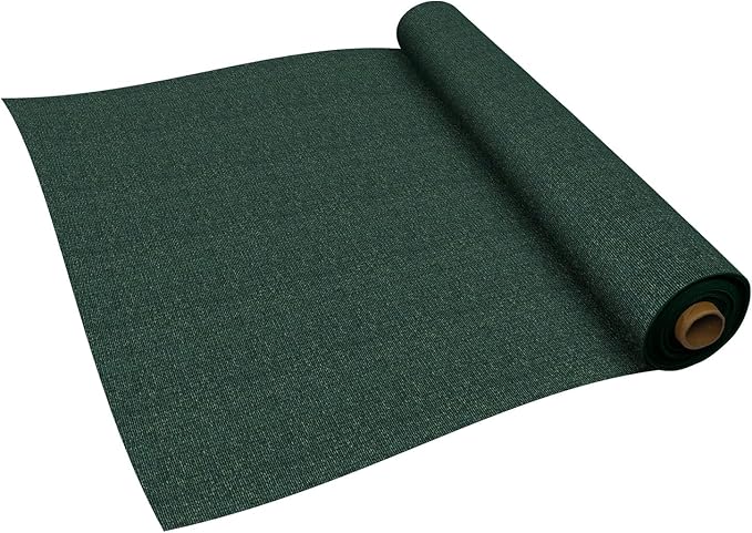 TANG Sun Shade Fabric Roll 8'x33' Shade Cloth for Garden Dark Green HDPE Mesh Shading Pergola Cover Replacement Canopy, 95% Blockage Sunshades for Outdoor Patio Backyard Plant