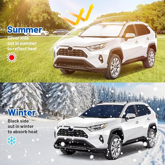 Car Window Shades Intended for Kia Soul 2020-2025, Privacy Window Covers 8PCS for Side, Rear & Windshield, Car Shield Sunshade for Privacy Protection, Heat Blocking, Camping and Parking