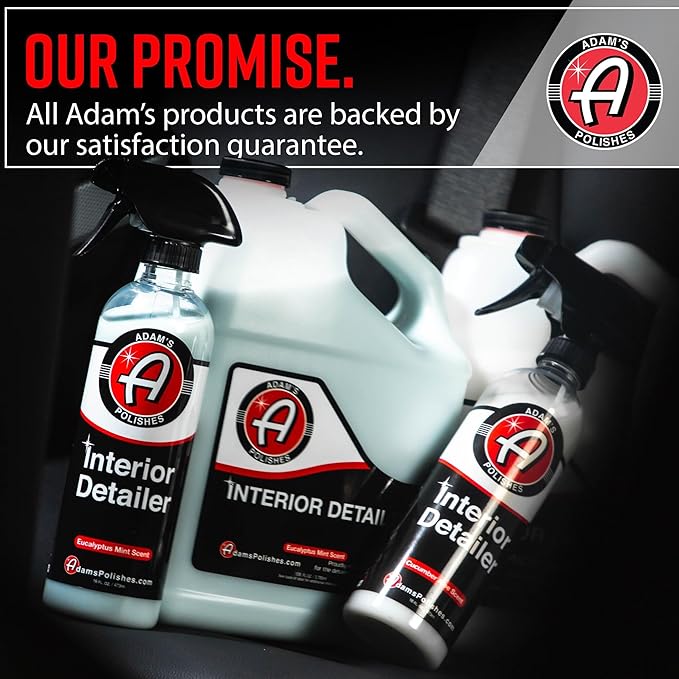 Adam's Polishes Interior Detailer (5 Gallon) - Total Car Interior Cleaner, Protectant & Dressing | Leather Conditioner | UV Protection Vinyl, Dashboard, Screen, Seat Cleaner & More