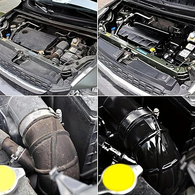 Car Trim Restorer, Car Dashboard Restorer, Cars Restorers Black for Interior & Exterior, 300g Automotive Detailing Supplies Cleaner Paste, Black Cars Scratch Remover for Coating Metal Plating