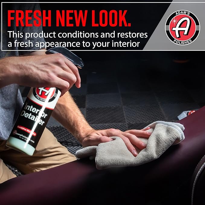 Adam's Polishes Interior Detailer (5 Gallon) - Total Car Interior Cleaner, Protectant & Dressing | Leather Conditioner | UV Protection Vinyl, Dashboard, Screen, Seat Cleaner & More