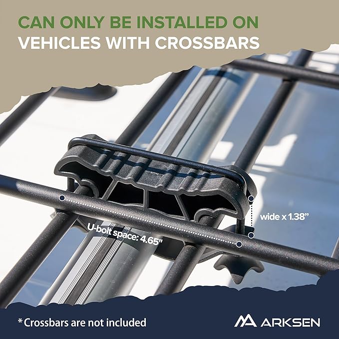 ARKSEN Skinny Roof Rack 64"x23"x6" Cargo Carrier with Waterproof Bag, Net, Straps & Anti-Slip Mat, Heavy Duty Top Mount Cargo Basket, Luggage Camping Gear Storage for Car, Truck or SUV Transport