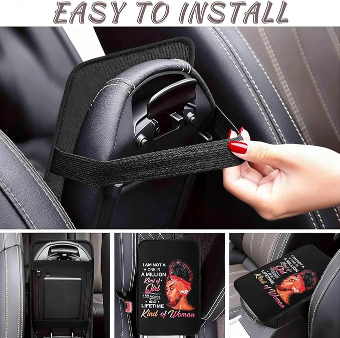 Cat Vehicle Center Console Armrest Cover Pad,Cat Car Accessories Soft Middle Console Cushion Pad,Auto Arm Rest Mat Decor Cats Gifts for Women Men Dad for Most Vehicle SUV Truck