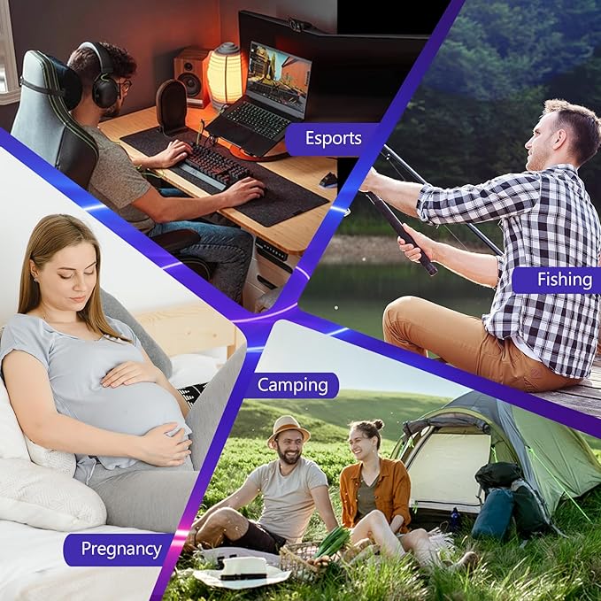 SUNFICON Inflatable Car Seat Cushion Air Seat Cushion Work from Home Office Chair Cushion Wheelchair Pad Anti Bedsore Orthopedics Pain Pressure Relief Cushion Camping Seat Mat w Pump 18"x16"x1'' Gray