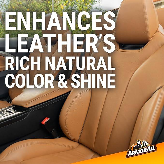 Armor All Interior Cleaner Car Leather Wipes by , For Cleaning Cars, Trucks and Motorcycles, 20 Count