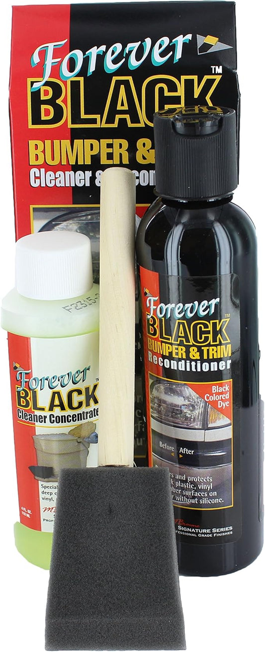 Forever Car Car Products Forever Black Bumper & Trim Kit (6oz Kit), FB-BT