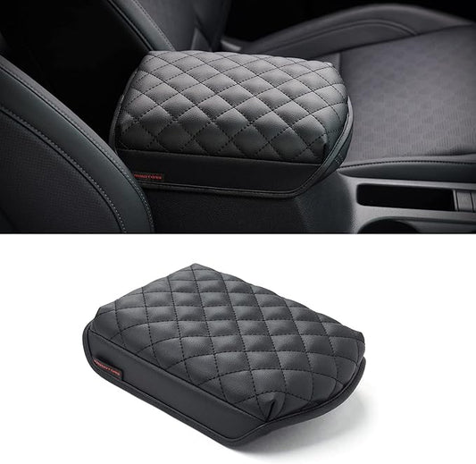 KMMOTORS Seltos(2020~2025) Center Console Cover, Armrest Cushion, Console Protector, Vegan Leather, Seltos Accessories
