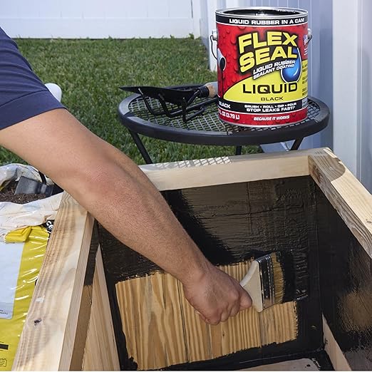 Flex Seal Liquid, Rubber Coating Sealant, Waterproof, Flexible, Breathable, and UV Resistant, Roof Repair, Basements, RV, Campers, Trailers, Marine, EPDM, Masonry, Black, 32 oz
