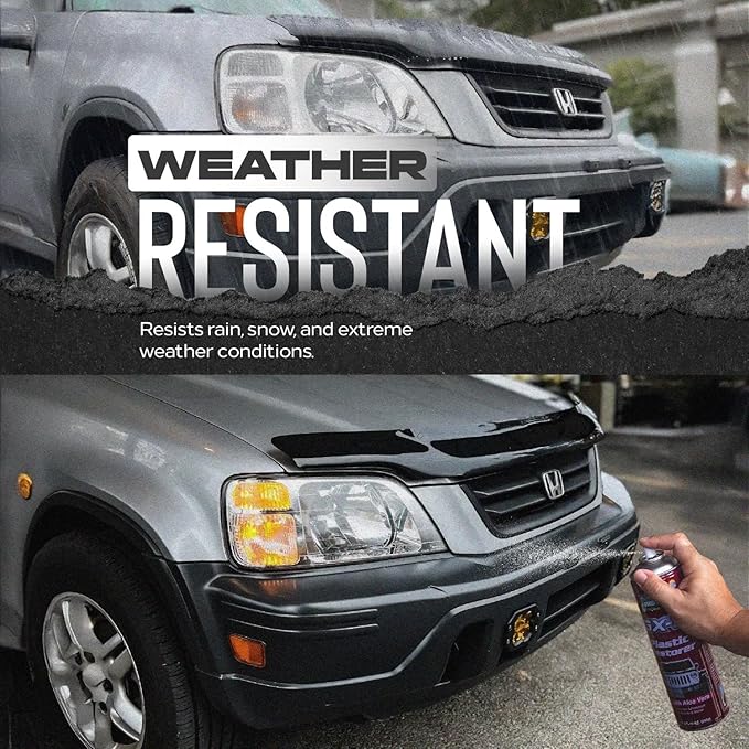 GX-3 Plastic Restorer – Black Plastic Restorer for Cars & Automotive Trim Restorer – Interior Car Cleaner & Exterior Faded Plastic, Vinyl & Rubber Renewer with Aloe Vera 3PK (8 fl oz)