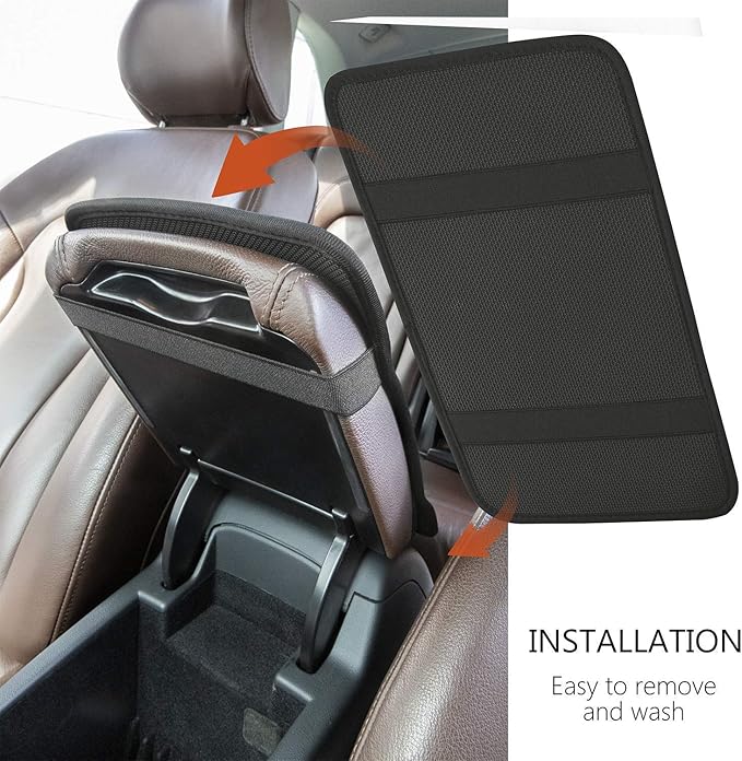 Dreaweet Camo Hunting Car Console Armrest Cover, Neoprene Center Console Pad Covers Cushion Soft Car Arm Rest Box Cover Protector Auto Accessories for Women Men