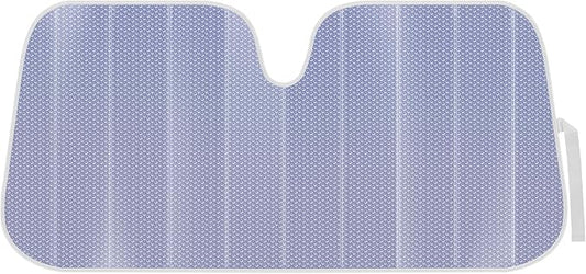 BDK Lavender Shine Car Windshield Sun Shade Accordion Folding Sunshade for Windshield Blocks UV Rays Sun Visor for Car Front Window Protector - Easy Setup Keeps Your Vehicle Cool - 58 x 27 inches