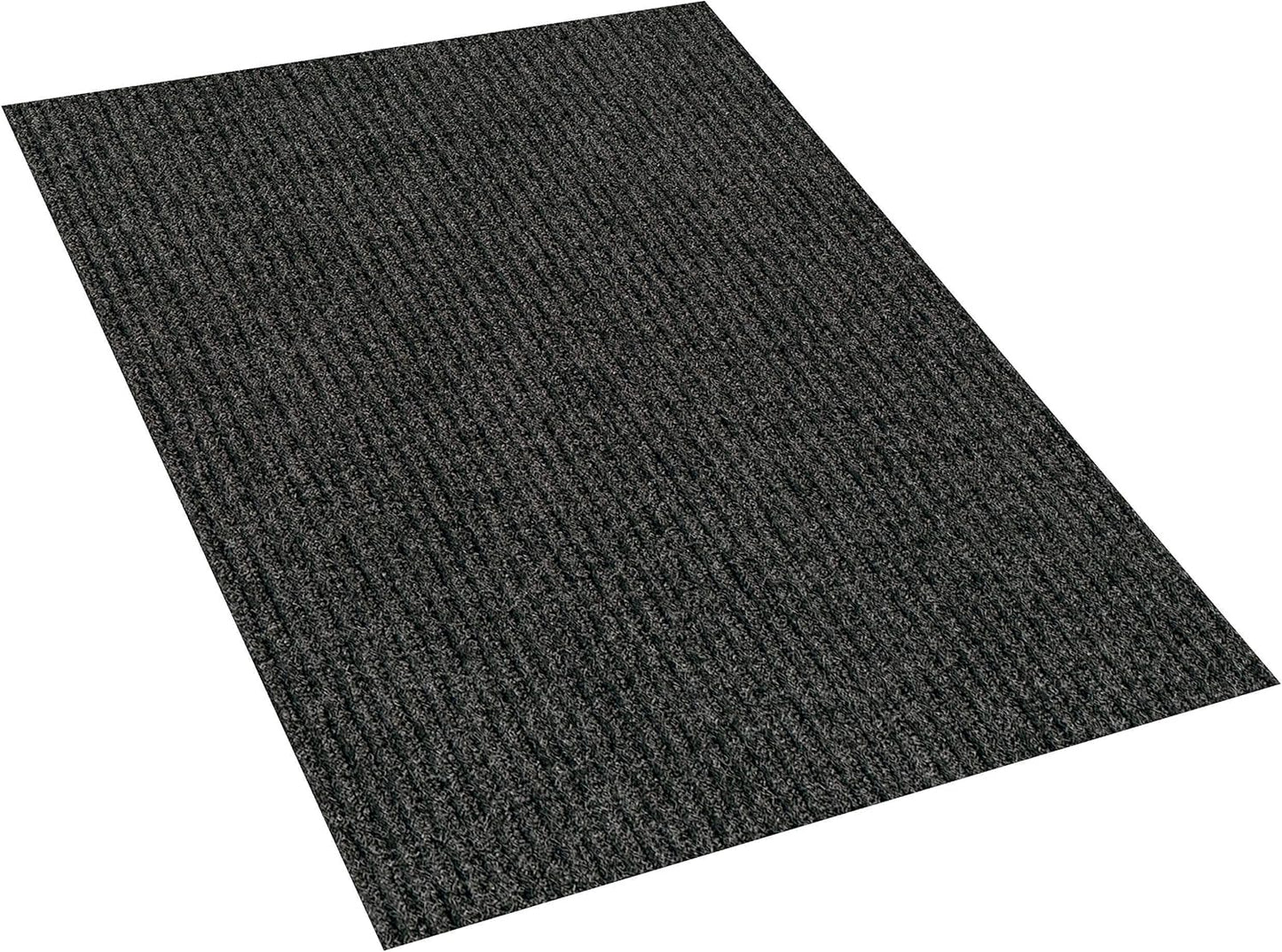 KOECKRITZ Heavy Duty Durable All Weather Indoor/Outdoor Non Slip Entrance Mat Rugs and Runners for Office Business Building Home Garage Front Door (3' x 14', Charcoal)